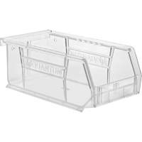 Crystal Clear Ultra Bins, 4-1/8" W x 3" H x 7-3/8" D, Clear Toolneeds Inc.