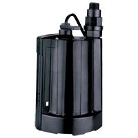 Automatic Submersible Utility Pump, 1/3 HP, 2160 GPH, 115 V, 4 A Toolneeds Inc.