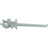 Single Ended Specialty Bung Nut Wrench, 1-1/2" Opening, 7-1/2" Handle, Zinc Cast Steel Toolneeds Inc.