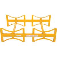 Porte-barils empilable en acier, 2 barils, Capacit&eacute; de 1600 lb, 45-1/2" la x 29-7/8" p x 12-3/4" h Toolneeds Inc.