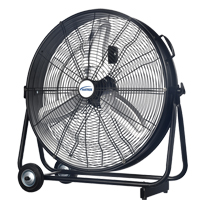 Light Industrial Direct-Drive Slim Drum Fan, 3 Speed, 24" Diameter Toolneeds Inc.