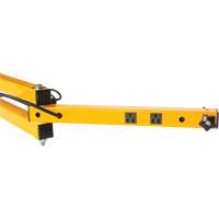 Bras verrouillables double 180 avec deux r&eacute;ceptacles Toolneeds Inc.