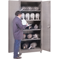 Armoires &agrave; calibre &eacute;lev&eacute;, Acier, 3 Tablettes, 60" h x 36" la x 21" P, Gris Toolneeds Inc.