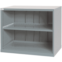 Shelf Cabinets, Steel, 33-1/2" H x 40-1/4" W x 22-1/2" D, Light Grey Toolneeds Inc.
