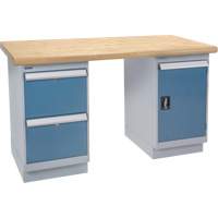 Heavy-Duty Workbench, Door & Drawers, 1500 lbs. Cap., 72" W x 36" D, 34" H Toolneeds Inc.