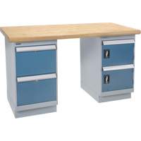 Heavy-Duty Workbench, Door & Drawers, 1500 lbs. Cap., 72" W x 36" D, 34" H Toolneeds Inc.