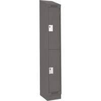 Casiers Clean Line, 2 niveaux, 12" x 18" x 82", Acier, Charbon, Rivet (assembl&eacute;) Toolneeds Inc.