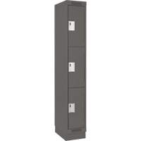 Casiers Clean Line, 3 niveaux, 12" x 18" x 76", Acier, Charbon, Rivet (assembl&eacute;) Toolneeds Inc.