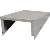 Clean Line Economy Lockers Slope Top, 1 Bank, 18" D x 12" W x 6" H, Grey, Steel Toolneeds Inc.