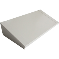 All-Welded Concorde - Heavy-Duty Lockers Sloping Top, 3 Bank, 18" D x 36" W x 6" H, Grey, Steel Toolneeds Inc.