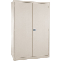 Armoires de rangement Hi-Boy profondes, Acier, 4 Tablettes, 72" h x 36" la x 24" P, Beige Toolneeds Inc.