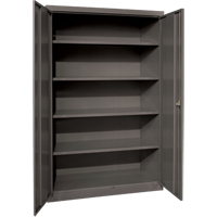 Armoires de rangement Hi-Boy profondes, Acier, 4 Tablettes, 72" h x 36" la x 24" P, Charbon Toolneeds Inc.