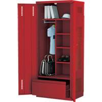 Casier de luxe pour &eacute;quipement, Acier, 36" la x 24" p x 72" h, Rouge Toolneeds Inc.