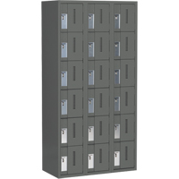 Casiers robustes Concorde, 6 niveaux, Bloc de 3, 36" x 18" x 72", Acier, Charbon, Soud&eacute; (assembl&eacute;) Toolneeds Inc.