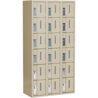 Casiers robustes Concorde, 6 niveaux, Bloc de 3, 36" x 18" x 72", Acier, Beige, Soud&eacute; (assembl&eacute;) Toolneeds Inc.