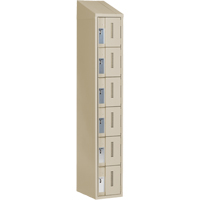 Casiers robustes Concorde, 6 niveaux, 12" x 18" x 78", Acier, Beige, Soud&eacute; (assembl&eacute;) Toolneeds Inc.