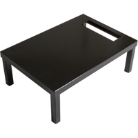 All-Welded Concorde Free Standing Locker Base, 1 Banks, 6" H x 12" W x 18" D, Black, Steel Toolneeds Inc.