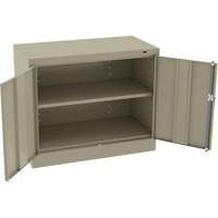 Standard Desk-High Cabinet, Steel, 30" H x 36" W x 18" D, Beige Toolneeds Inc.