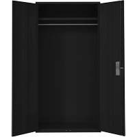 Armoire garde-robe, Acier, 36" la x 18" p x 72" h, Noir Toolneeds Inc.
