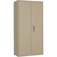 Armoire garde-robe, Acier, 36" la x 18" p x 72" h, Beige Toolneeds Inc.