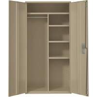 Armoire de rangements combin&eacute;s, Acier, 6 Tablettes, 72" h x 36" la x 18" P, Beige Toolneeds Inc.