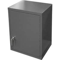 Armoire murale, 27" h x 13-11/16" la x 18" p, 2 tablettes, Acier, Gris Toolneeds Inc.