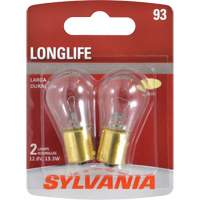 93 Long Life Mini Automotive Bulb, Incandescent, 13.3 W Toolneeds Inc.
