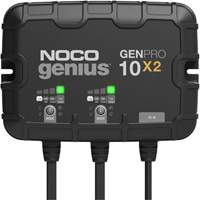 Chargeur de batterie embarqu&eacute; &agrave; 2 sorties de 20 amp&egrave;res GenPro10X2 Genius Toolneeds Inc.