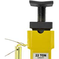 Jack Stands with Adjustable Screw Top Saddle, Locking Pin, 15-1/2" - 20-1/2" H Toolneeds Inc.