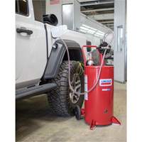 25-Gallon Steel Fuel Caddy with 2-Way Rotary Pump Toolneeds Inc.
