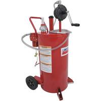 25-Gallon Steel Fuel Caddy with 2-Way Rotary Pump & Filter Toolneeds Inc.