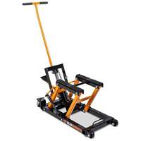 ATV and Motorcycle Jack, 0.75 Ton(s) Capacity, 4-2/3" Lowered, 14-1/2" Raised, Manual Hydraulic Toolneeds Inc.