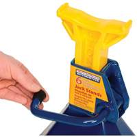 Jack Stand, Locking Handle/Ratchet, 6 tons Capacity, 25-1/4" H Toolneeds Inc.