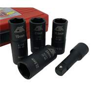 Flip Socket Kit, 5 Pieces, 1/2" Drive Size Toolneeds Inc.