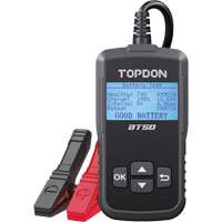 Testeur de batterie, de charge et de d&eacute;marrage BT50 avec imprimante Toolneeds Inc.