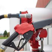Red Ultra High-Flow Automatic Diesel Spout Nozzle Toolneeds Inc.
