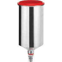 Gobelet r&eacute;utilisable en aluminium 1,0?L avec raccord QCC, sans filetage fin Toolneeds Inc.