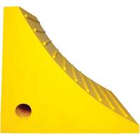 Wheel Chock, Polyurethane, Yellow, 15-1/4" W x 12-1/8" D x 10-3/4" H Toolneeds Inc.