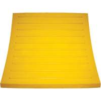 Wheel Chock, Polyurethane, Yellow, 15-1/4" W x 12-1/8" D x 10-3/4" H Toolneeds Inc.