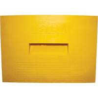 Wheel Chock, Polyurethane, Yellow, 15-1/4" W x 12-1/8" D x 10-3/4" H Toolneeds Inc.