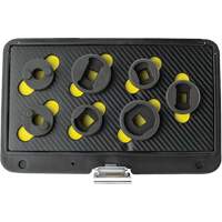 Threaded Leaf Spring Shackle Pin Remover & Installation Master Set, 7 Pieces, 1/2" Drive Size Toolneeds Inc.