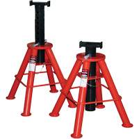 High Height Jack Stand, Locking Pin, 10 Tons Capacity, 28" - 47" H Toolneeds Inc.