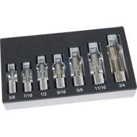 Jeu de douilles pour &eacute;crous &eacute;vas&eacute;s SAE avec plateau en mousse, 7 Morceaux, Prise de 3/8" Toolneeds Inc.