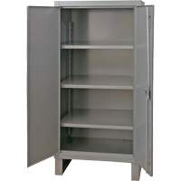 Armoire tr&egrave;s robuste, Acier, 3 Tablettes, 66" h x 36" la x 24" P, Gris Toolneeds Inc.