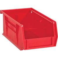 Hook-On Bins, 4" W x 3" H x 7" D, Red, 10 lbs. Capacity Toolneeds Inc.