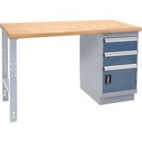 Industrial Duty Workbench, Door w/ Drawer Combination, 1000 lbs. Cap., 36" W x 72" D, 34" H Toolneeds Inc.