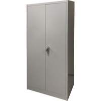 Storage Cabinet, Steel, 4 Shelves, 66" H x 30" W x 15" D, Grey Toolneeds Inc.
