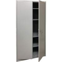 Armoire de rangement, Acier, 4 Tablettes, 78" h x 36" la x 24" P, Gris Toolneeds Inc.