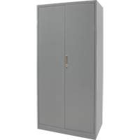 Combination Storage Cabinet, 36" W x 18" D x 72" H, Grey Toolneeds Inc.