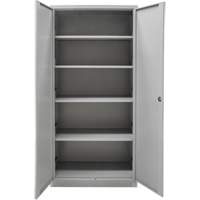 Armoires de rangement Hi-Boy, Acier, 4 Tablettes, 72" h x 36" la x 18" P, Gris Toolneeds Inc.